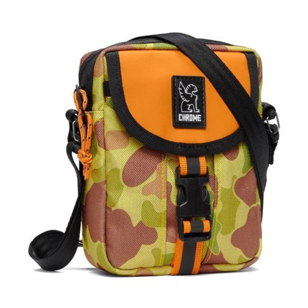 Chrome Industries Shoulder Pouch – Duck Camo / Orange – Limited Edition